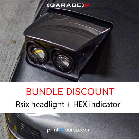 BUNDLE 2  RSix Bi-LED (without halo) + HEX ONE piece Indicator